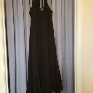Black evening gown